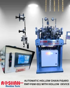 Automatic Hollow Chain Figaro, Cable, Curb Machine – RMT-FGM-011