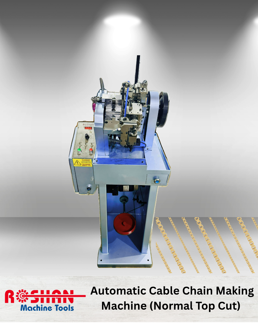 Automatic Cable Chain Making Machine (Normal Top Cut) RMT-ACM-005