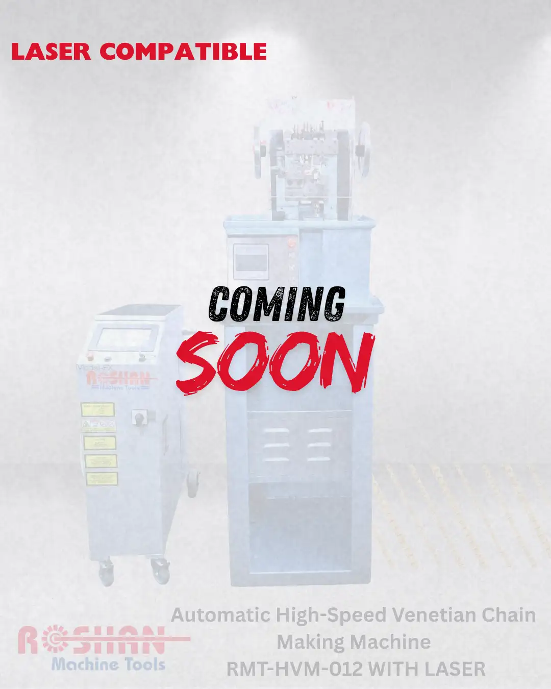 Automatic High-Speed Venetian Chain Machine with Laser – RMT-HVM-012 (Coming Soon)
